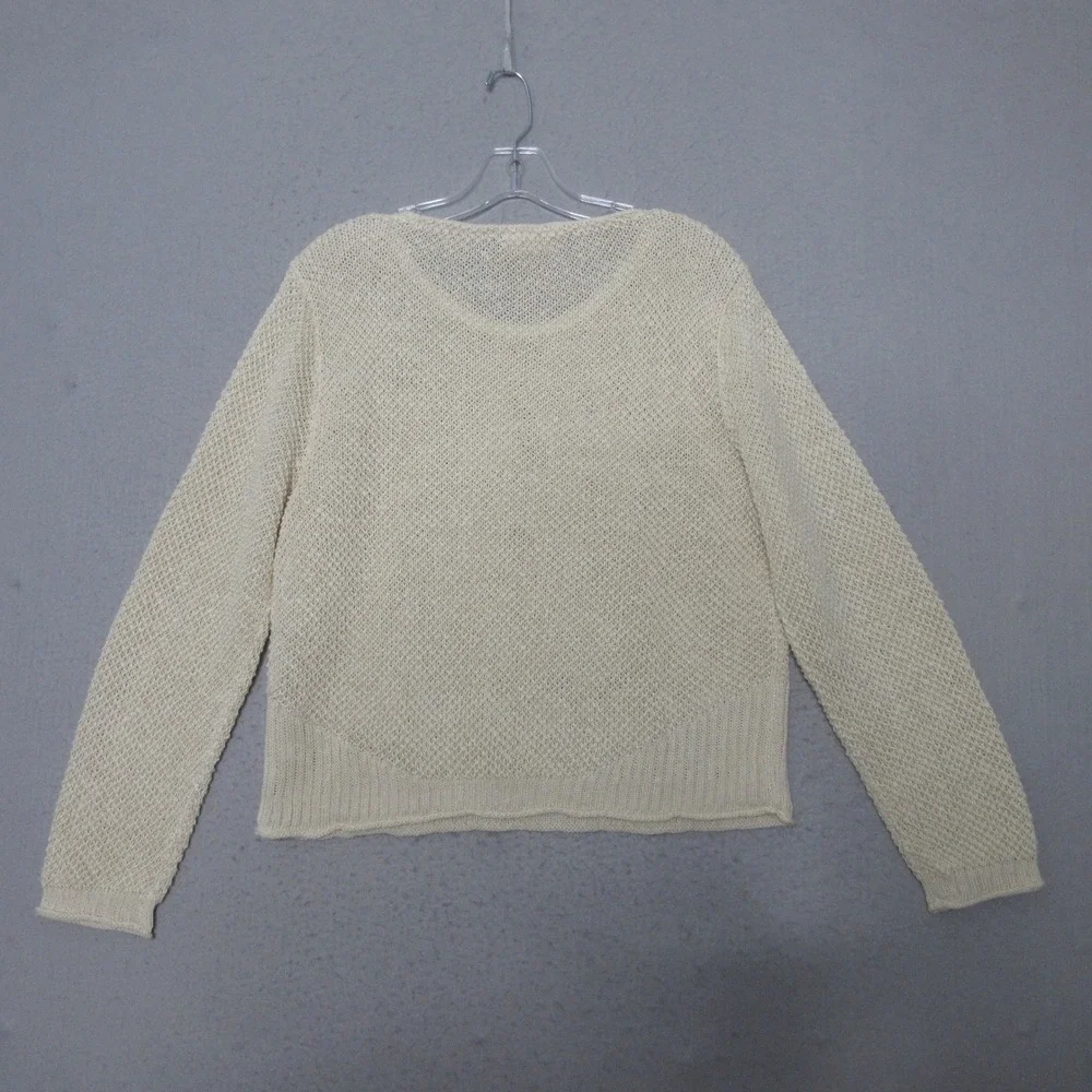 Poetry Sweater Open Knit Breathable Lagenlook Boho Coastal Minimalist Beachy